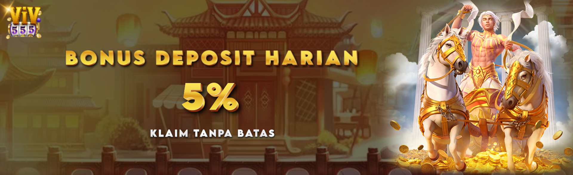 BONUS DEPOSIT 5%